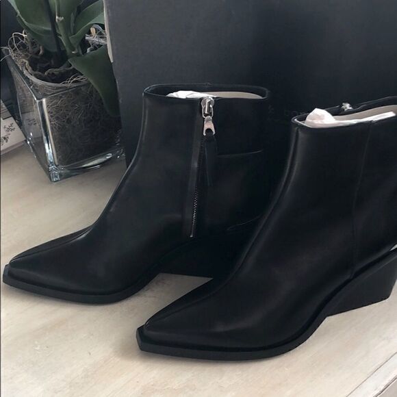 NIB Rag & Bone black Santiago ankle boot size 38/8 - Picture 8 of 12